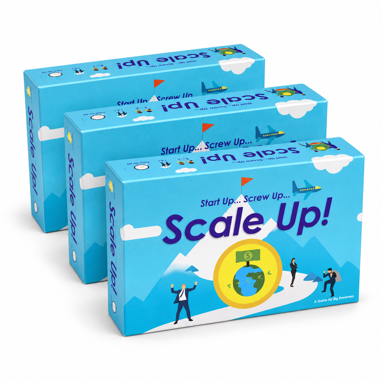 Scale Up! 3-pack, three board games